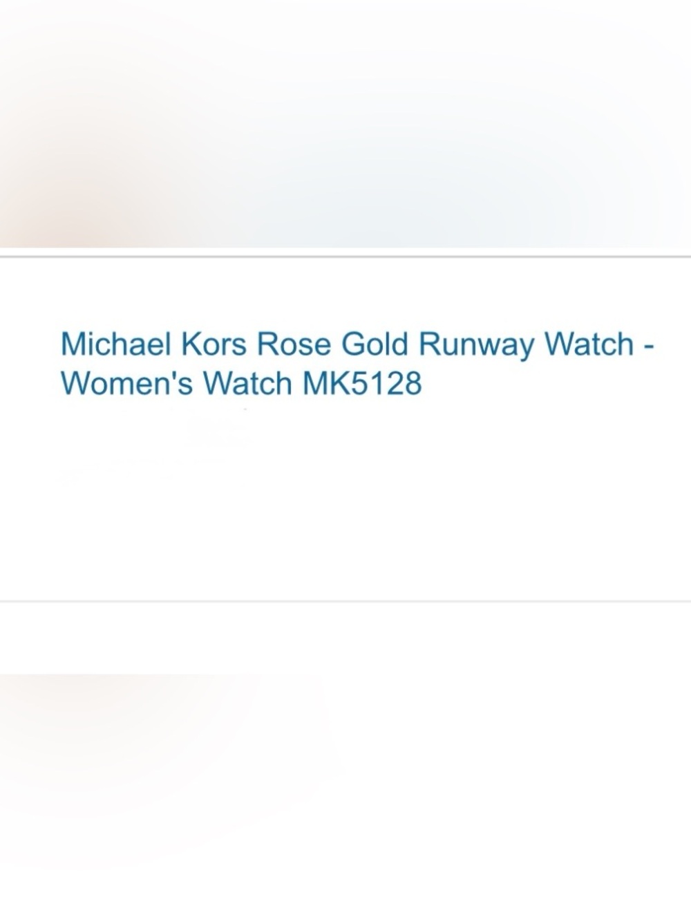 Michael Kors Rose Gold Chronograph Bracelet Watch - Picture 2 of 3